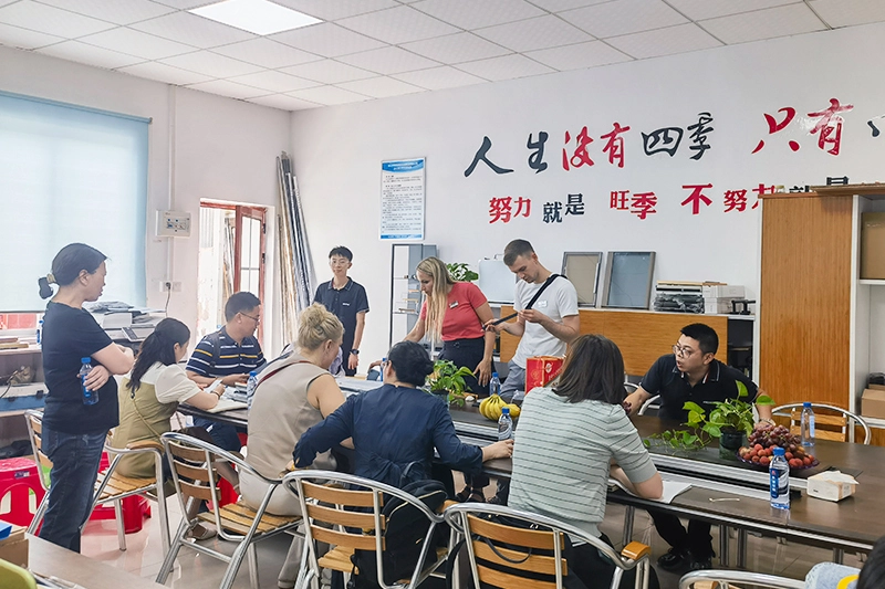 Exploring Excellence: Russian Clients Embark On A Factory Tour Of Custom Furniture Hardware Innovation
